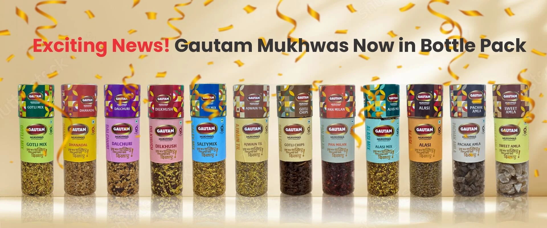 Exciting News! Gautam Mukhwas Now in Bottle Pack